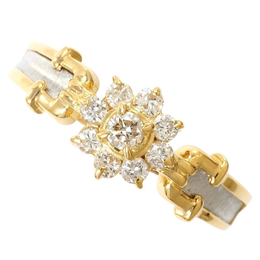 VINTAGE 18k Gold Diamond Ring